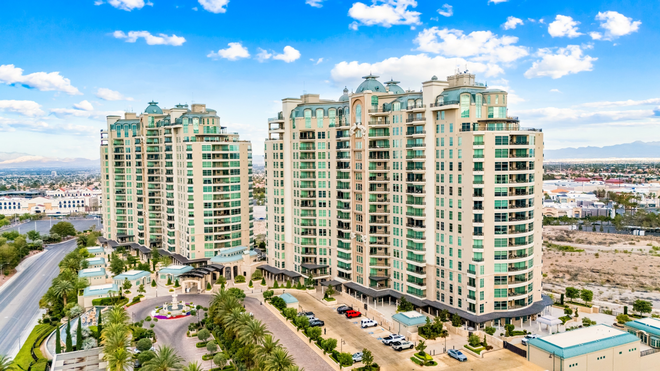 One Queensridge Place — twin towers at the gateway to Summerlin