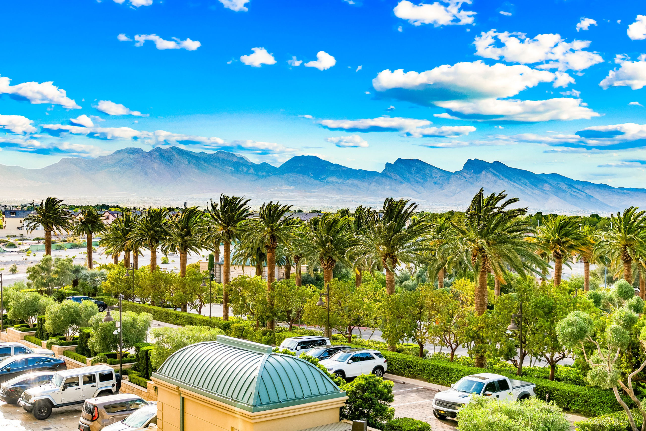 View from Residence 305 toward the Red Rock range