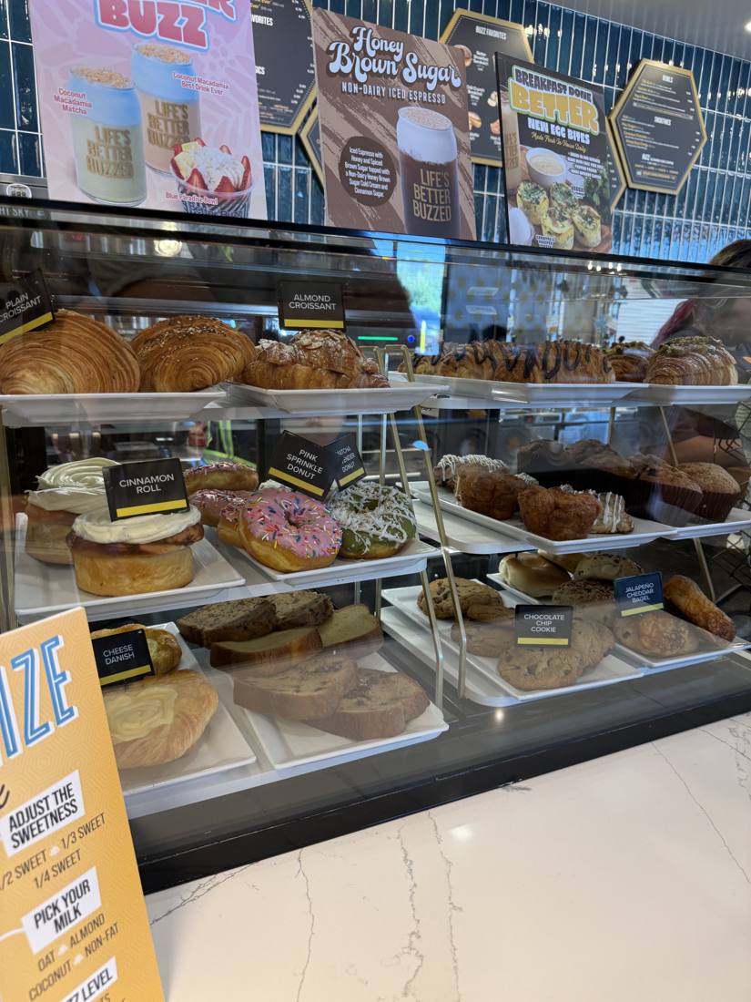 Espresso bar and counter at Better Buzz Coffee Summerlin