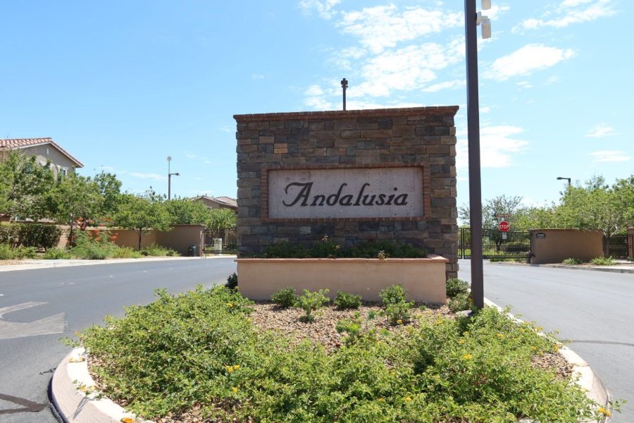 The Andalusia entrance in The Paseos, Summerlin