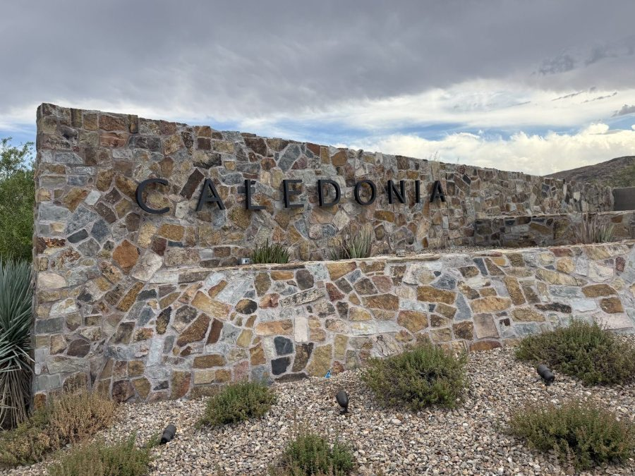The Caledonia entrance monument in Stonebridge, Summerlin