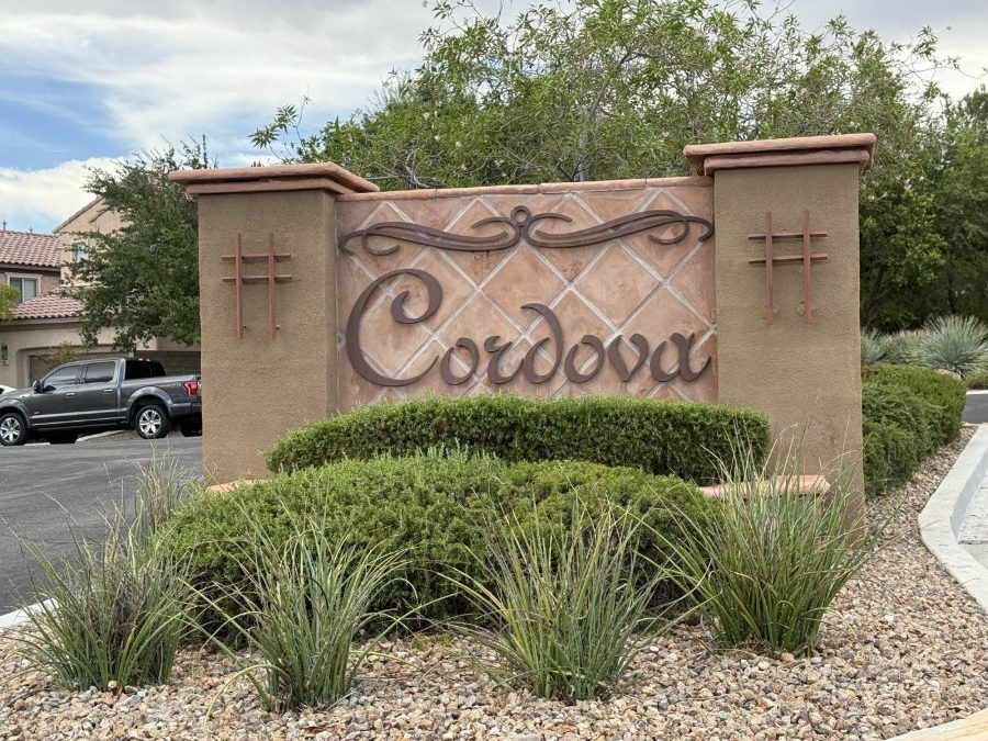 The Cordova entrance in The Paseos, Summerlin