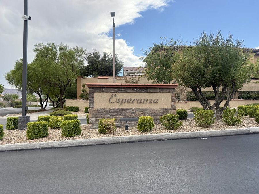 The Esperanza entrance in The Paseos, Summerlin