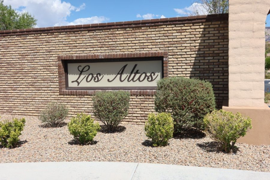 The Los Altos entrance in The Paseos, Summerlin