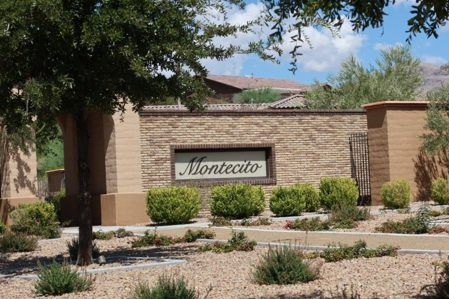 The Montecito entrance in The Paseos, Summerlin