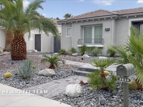 Red Rock Country Club homes for sale – renovated single-story front exterior in Summerlin, Las Vegas