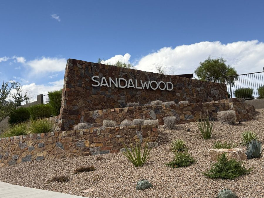 The Sandalwood entrance monument in Stonebridge, Summerlin