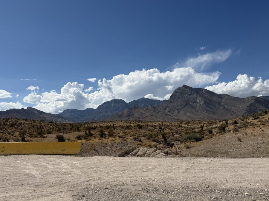 The Spring Mountains seen from the western edge of Stonebridge in Summerlin