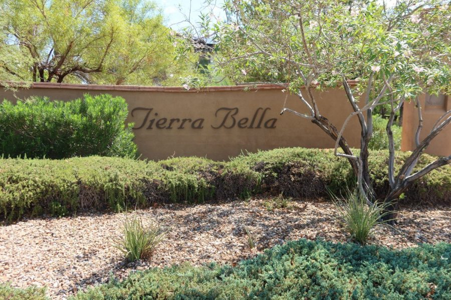 The Tierra Bella entrance in The Paseos, Summerlin