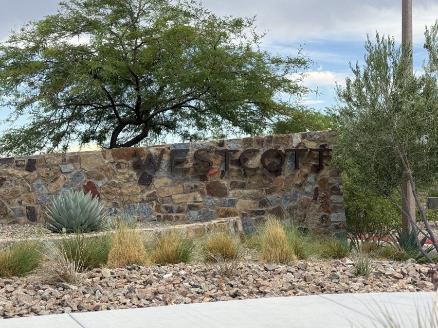 The Westcott entrance monument in Stonebridge, Summerlin