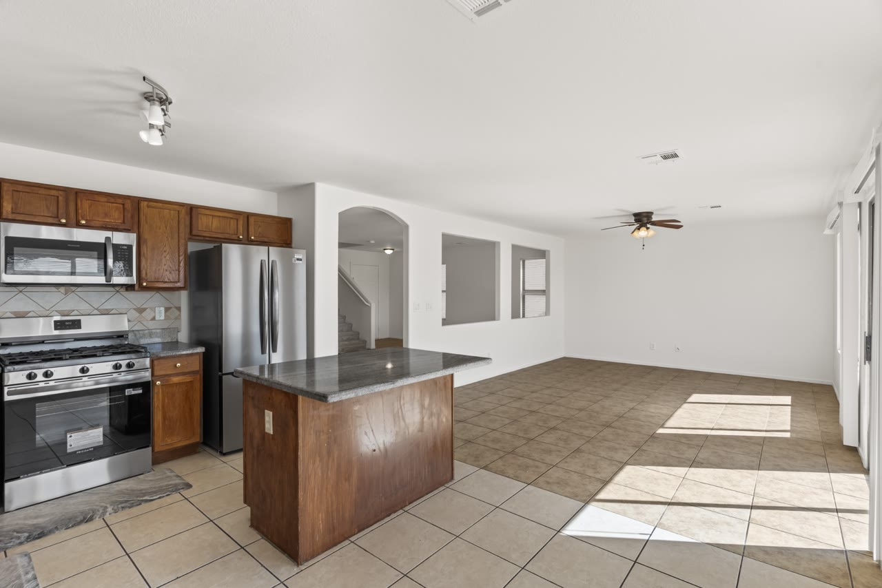 Bay-window breakfast nook off the kitchen at 4655 Gracemont Avenue, southwest Las Vegas