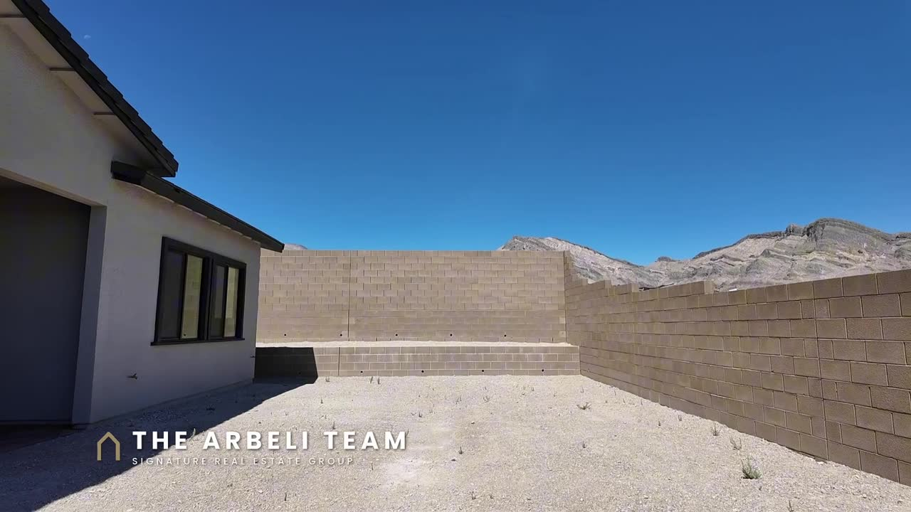North-facing backyard with mountain views and room for a pool at the Colonial, Ashland at Summerlin, new construction Summerlin West